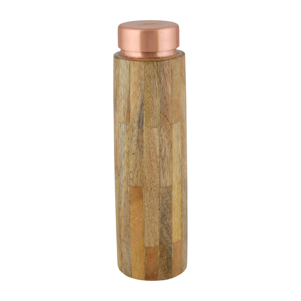 Wooden Copper Bottle