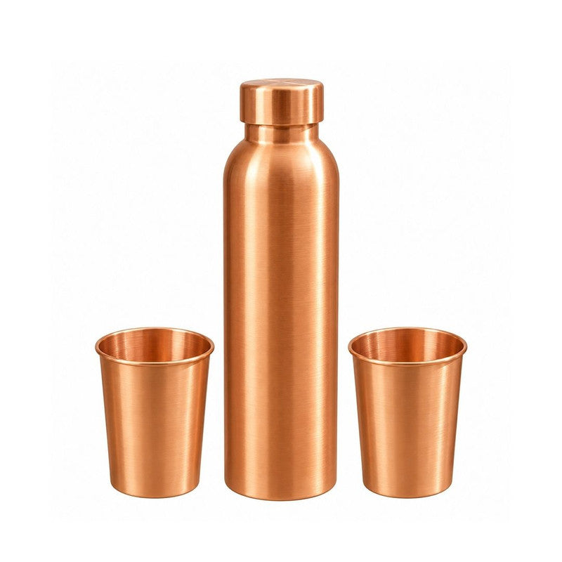 Copper Royal Gift Set with 1 Bottle & 2 Glasses