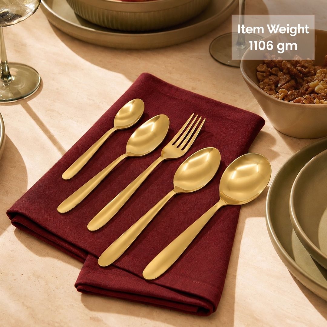 Gold Cutlery Set for Dining & Gifting