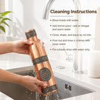 Solo Foil Gift Set with 1 Copper Bottle & 2 Glasses