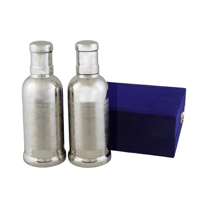 Luxury Copper Water Bottle Set of 2