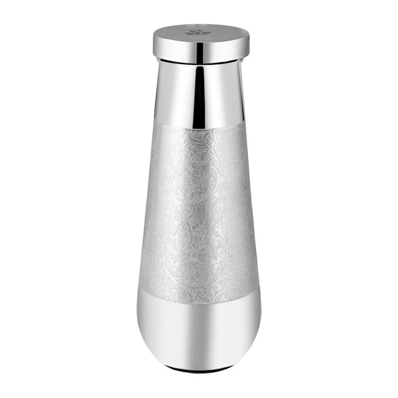 Chrome Plated-Colored Copper Water Bottle