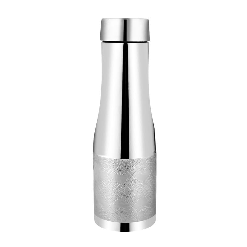 Silver Copper Water Bottle