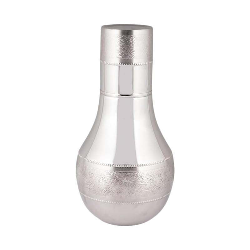 Surahi Silver Copper Water Jug