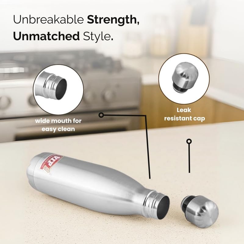 VIP Luxe Double Wall Insulated Stainless Steel Water Bottle