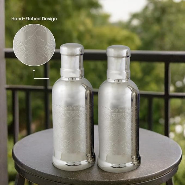 Luxury Copper Water Bottle Set of 2 - alternate view