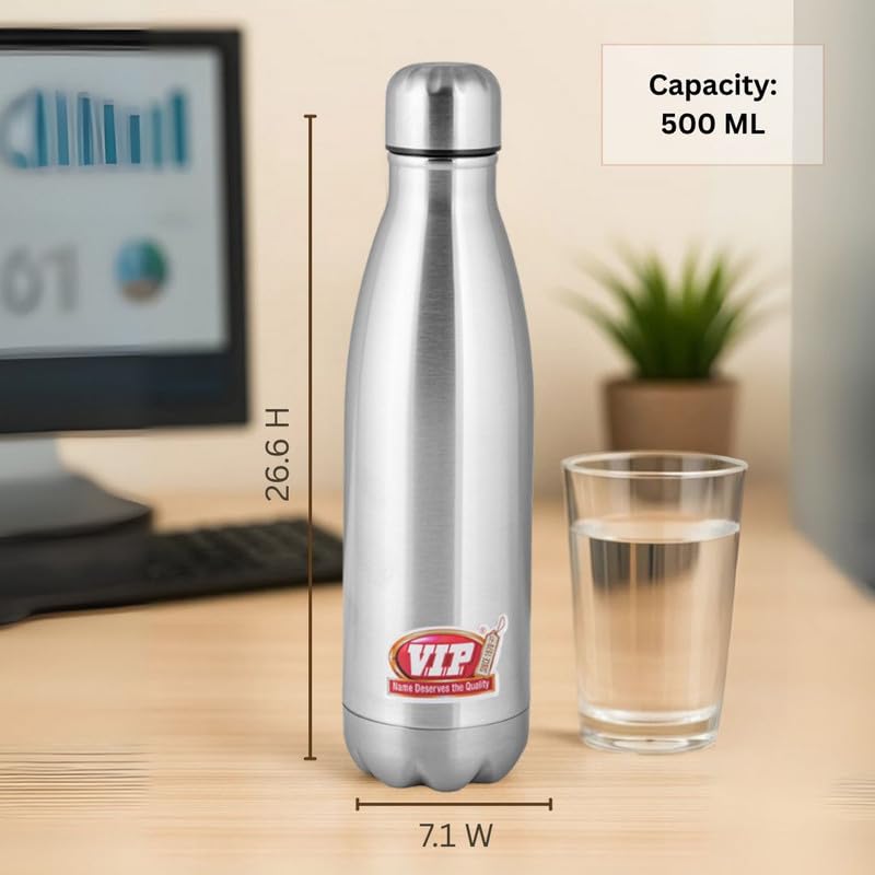 VIP Luxe Double Wall Insulated Stainless Steel Water Bottle