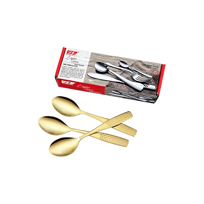 Jaipuri Stainless Small Decorative Steel Tea Spoons