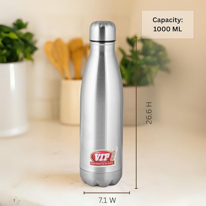 VIP Luxe Double Wall Insulated Stainless Steel Water Bottle