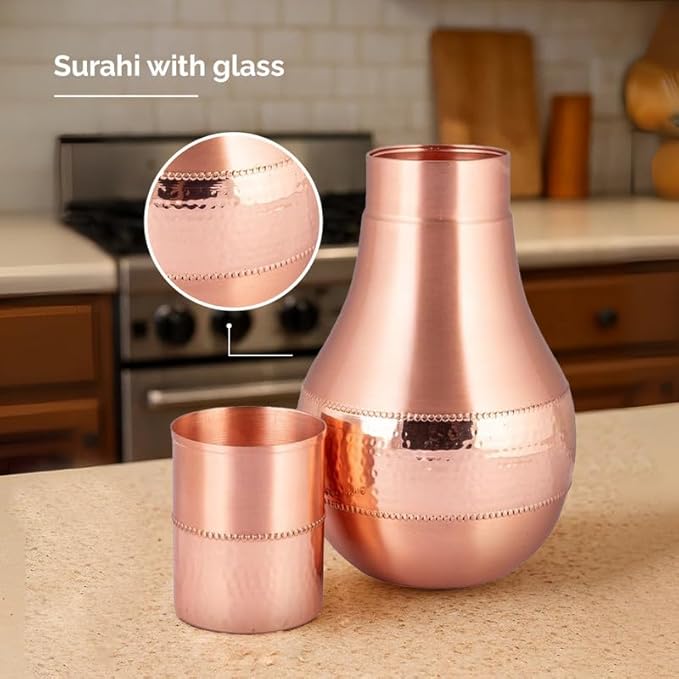Surahi Copper Water Jug