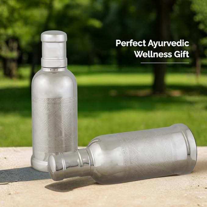 Luxury Copper Water Bottle Set of 2