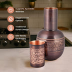 Surahi Vintage Copper Water Jug