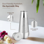 Chrome Plated-Colored Copper Water Bottle