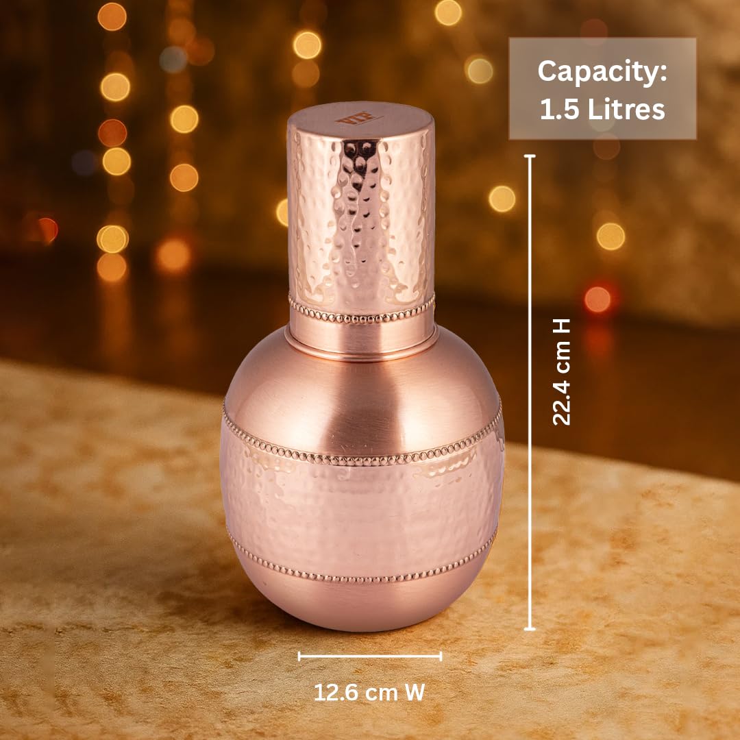 VIP Luxe Surahi Copper Water Jug