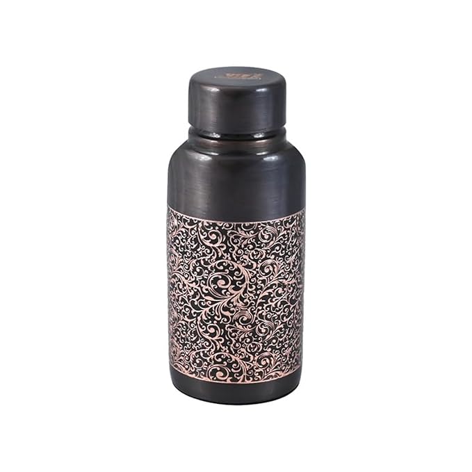 Copper Water Bottle with Antique Design