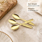 Jaipuri Stainless Small Decorative Steel Tea Spoons