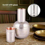 VIP Luxe Surahi Silver Copper Water Jug