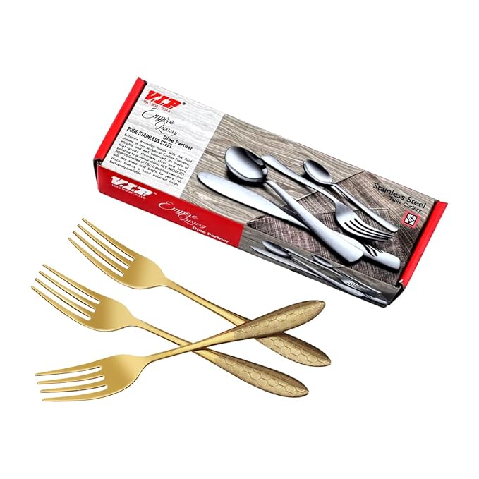 Classic Stainless Steel  Large AP Fork Set