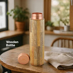 Wooden Copper Bottle