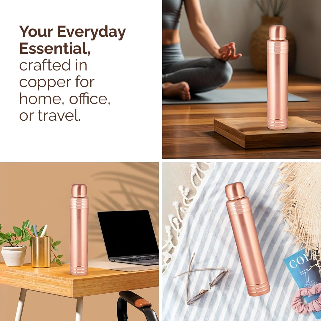 Classic Slim Copper Water Bottle