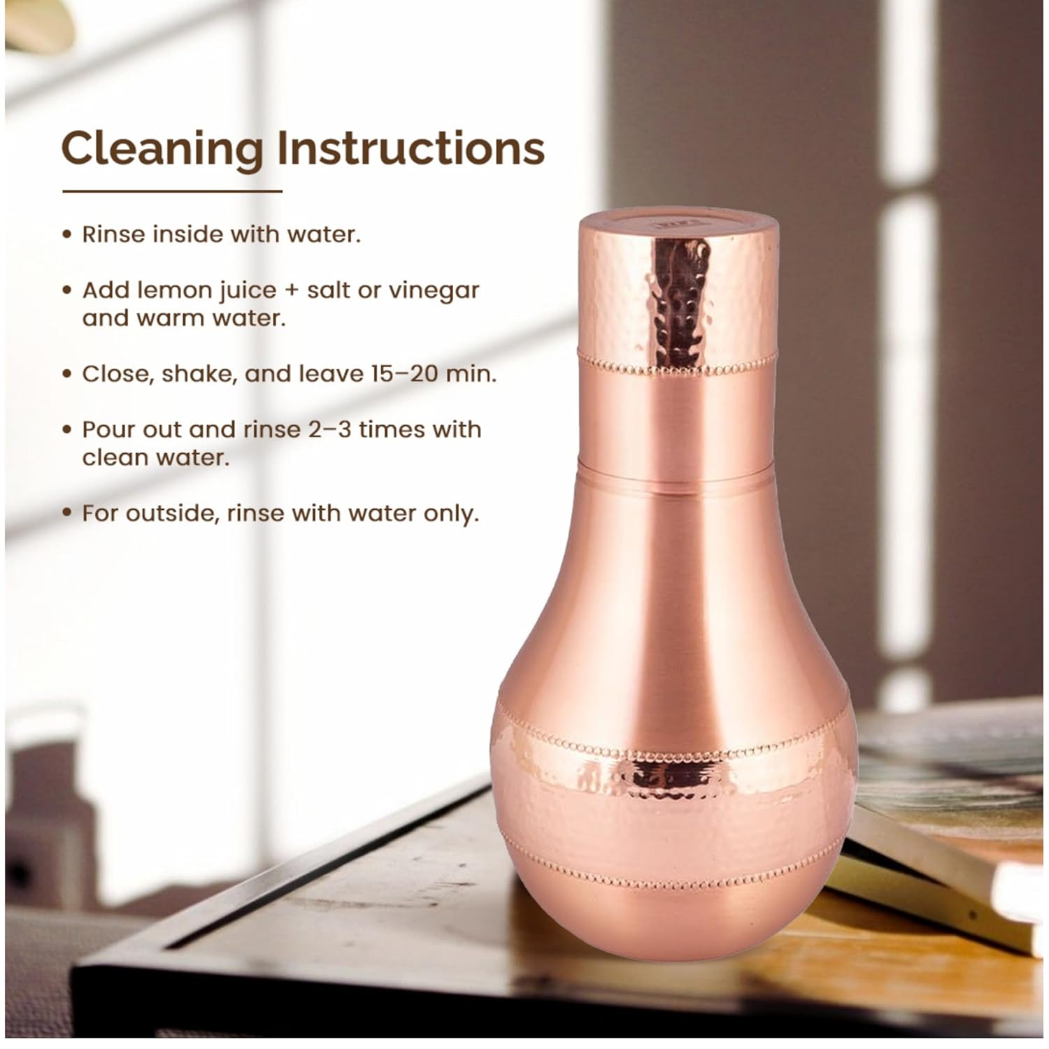 Surahi Copper Water Jug
