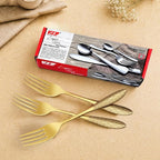 Classic Stainless Steel  Large AP Fork Set