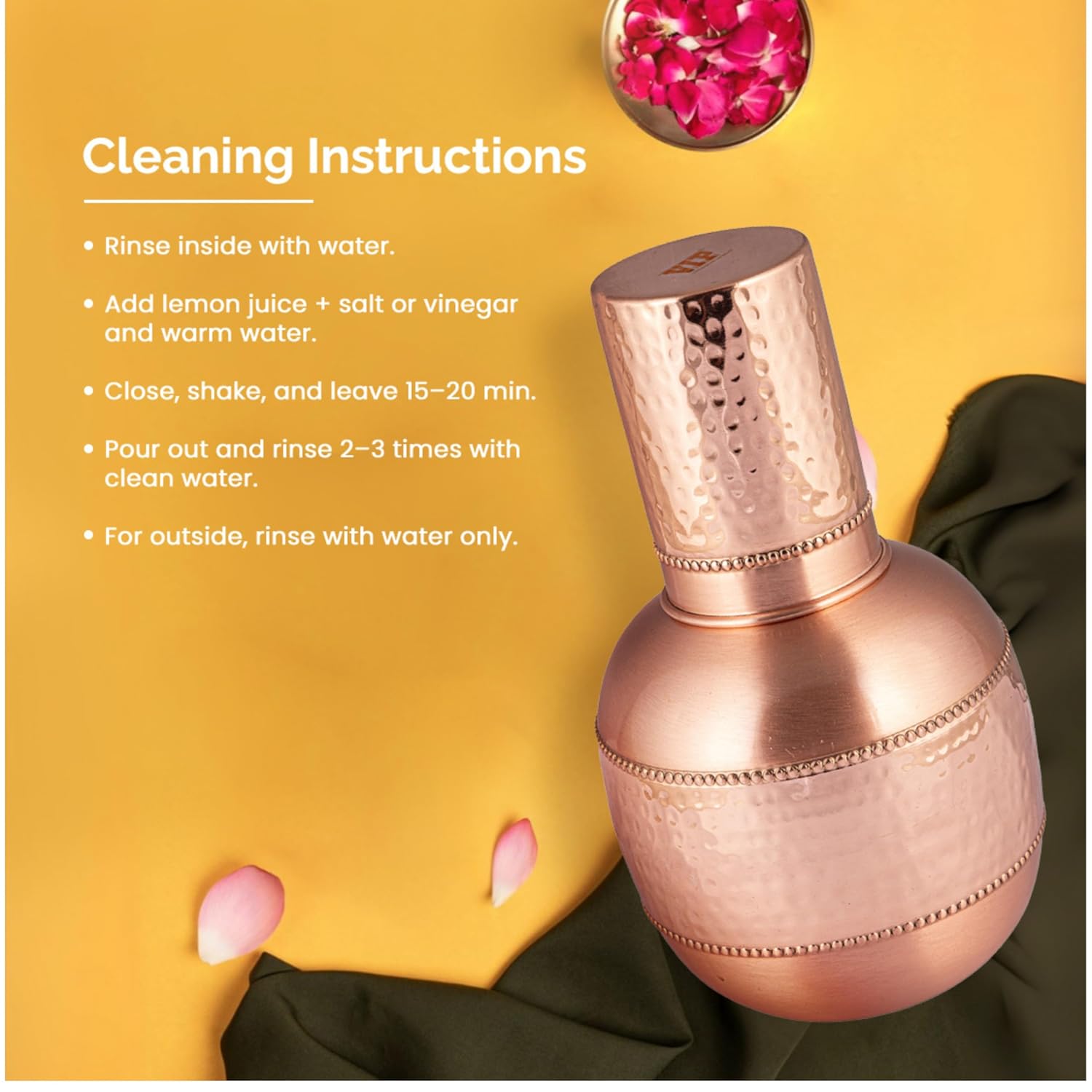 VIP Luxe Surahi Copper Water Jug